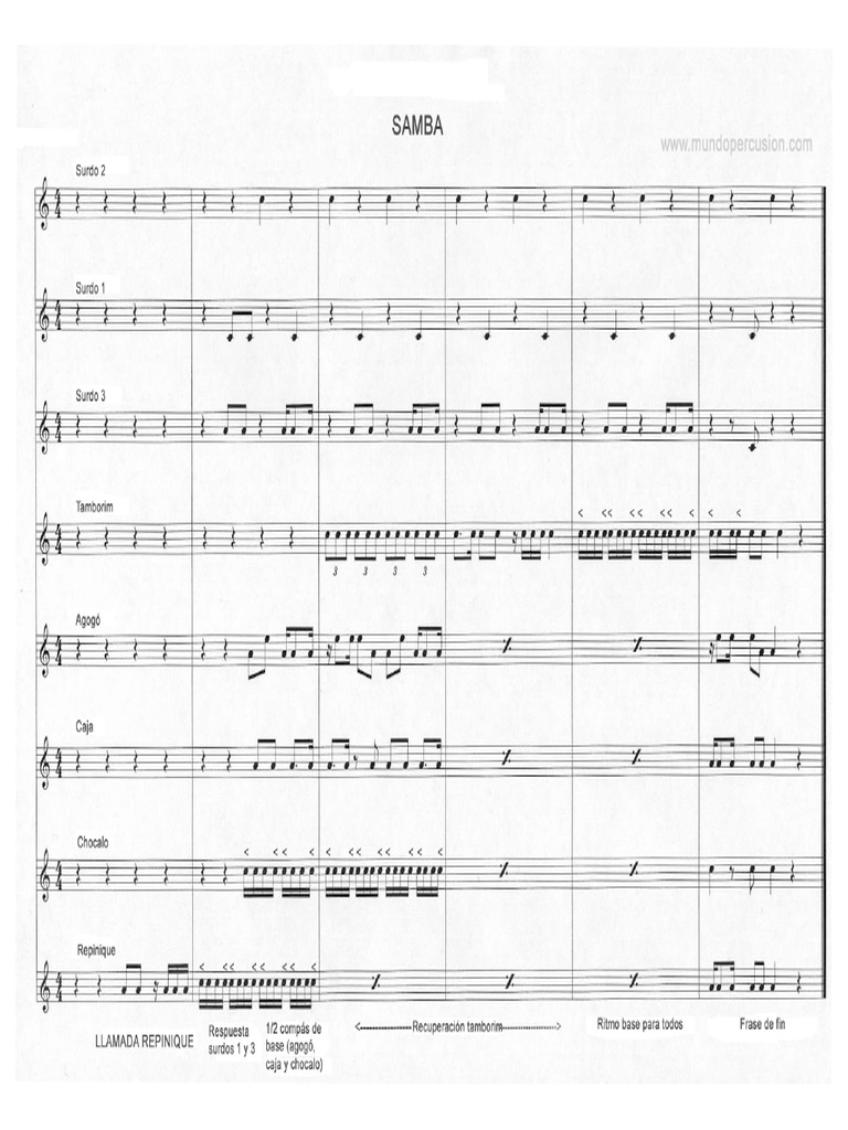 Partitura Samba PDF | PDF
