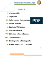 1er Informe de Pavimentos