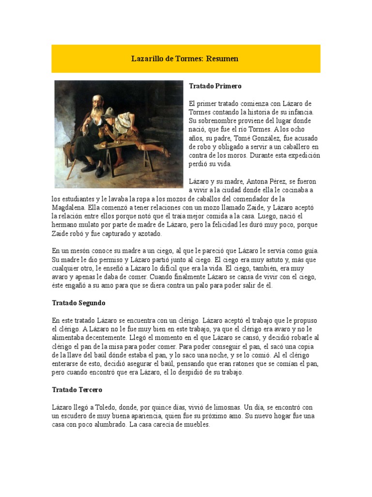 Lazarillo de Tormes | PDF | El Principito