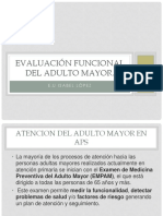 Evaluación Funcional Del Adulto Mayor Clase 10