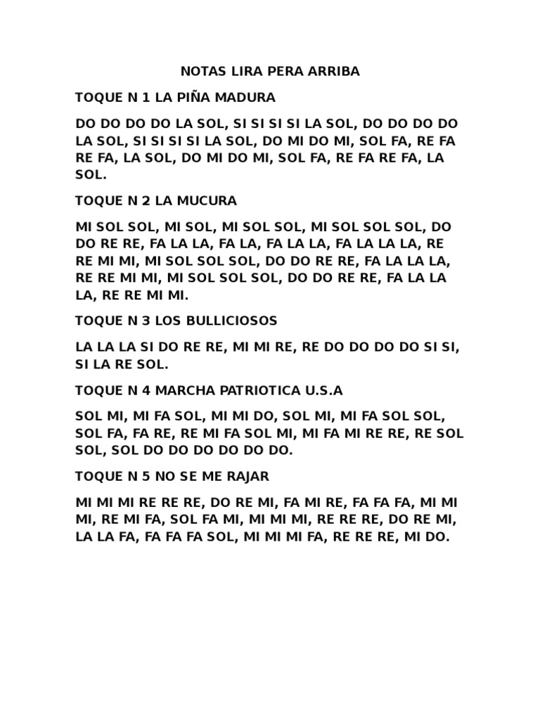 Notas Lira Elementos de la música Teoría musical