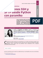 Paramiko - Conexiones SSH y SFTP