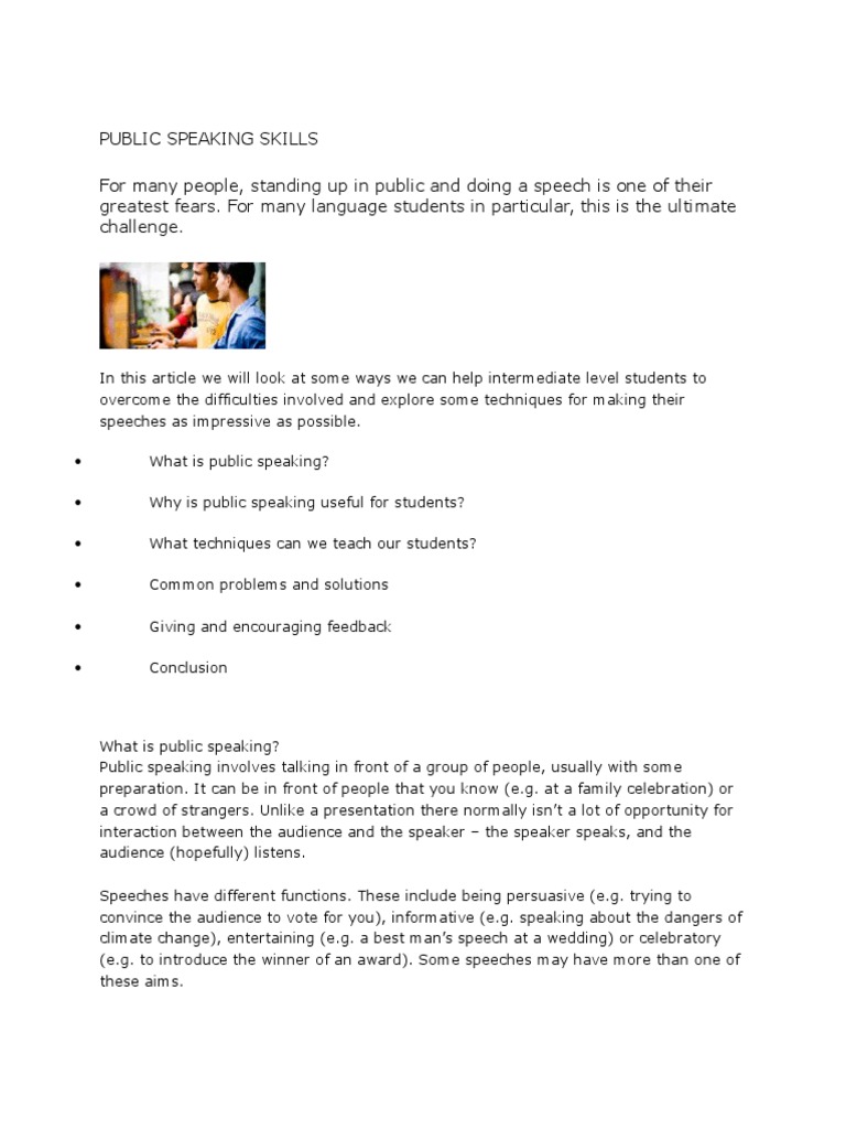 PUBLIC SPEAKING SKILLS FOR STUDENTS PDF visual data 5