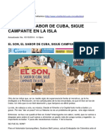 Universidad Del Atlántico - El Son, El Sabor de Cuba, Sigue Campante en La Isla - 2014-10-10