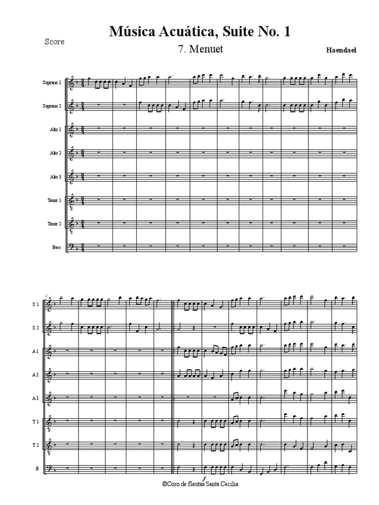 Menuet. | PDF