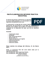 Pauta Elaboracion Informe Practica Industrial v1