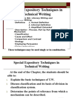 5.special Expository Techniques in Technical Writing Definition