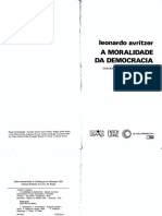 A Moralidade Da Democracia - Ensaios em Teoria Habermasiana e Teoria Democrática - Leonardo Avritzer