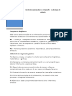 Modelos Matemáticos Avanzados en La Hoja de Cálculo (1)