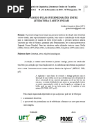 ARTIGO. Um Passeio Pelas Intermediações Entre Literatura e Artes Visuais