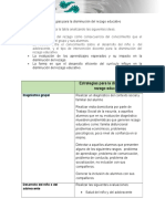 Tabla 2 Estrategia de Disminucion de Rezago Escolar