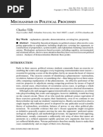 Los Mecanismos en Los Procesos Políticos Charles Tilly