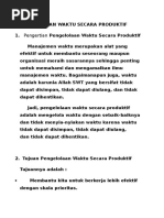 Download Pengelolaan Waktu Secara Produktif by Zuhriyah Esa SN343247556 doc pdf