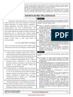 TJPI Juiz Substituto 2007, Prova de Múltipla Escolha