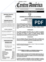 Dto. 11-2016 Ley Incremento Económico a Las Pensiones Otorgadas Por El Régimen de Clases Pasivas Civiles Del Estado