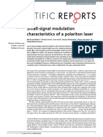 Small-Signal Modulation Characteristics of A Polariton Laser
