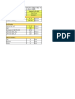 RCC Footings Design - 4 Bays