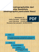 Isolasi Andrographolide Dari