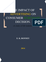 The Impact of Advertising on Consumer Pu