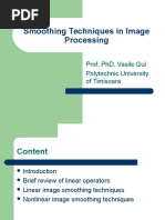 Smoothing Techniques in Image Processing