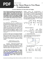 Simulations For Three Phase To Two Phase Transformation