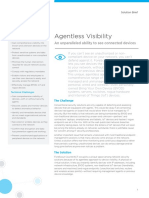 Agentless Visibility ForeScout Solution Brief