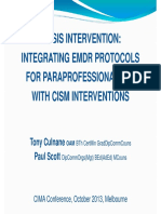 EMDR For Paraprofessional Use With Cism Interventions
