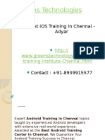 Ios Training in Chennai - 8939915577
