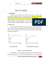 langkah-langkah pengujian tarik