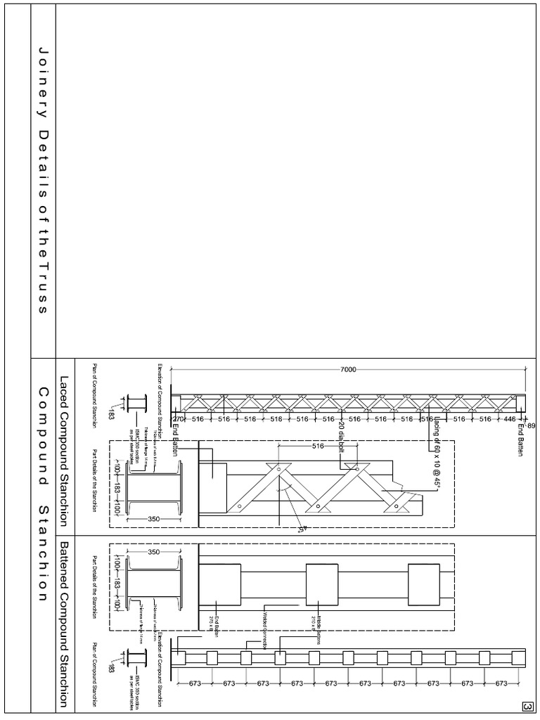 Compound Stanchions Model | PDF