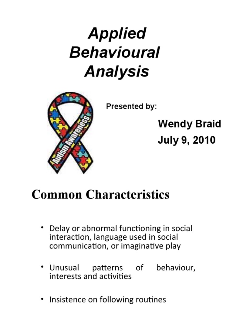 Implementing ABA for Autism in Schools | PDF | Autism Spectrum | Behavior