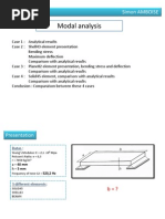 Modal Analysis: Design Project 4 Simon Amboise