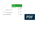 Bank Reconciliation Example