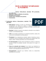 Determinación de La Gravedad API Mediante El Picnometro