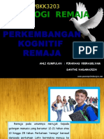 Perkembangan Kogntif Remaja