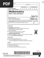 Maths Paper 1 (Specimen Set 2)