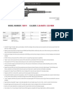 Ruger Precision Rifle 5.56/223 Spec Sheet