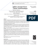 Buyer Supplier Perspectives On Supply Chain Relationships Ambrose, Marshall and Lynch 2010 IJOPM