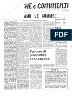 Cronache e Commenti Gennaio 1971
