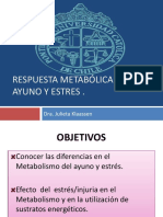 RESPUESTA Metabolica Al Ayuno y Estres 2016