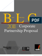 Corporate Partnership Proposal: Lack Eadership Onference