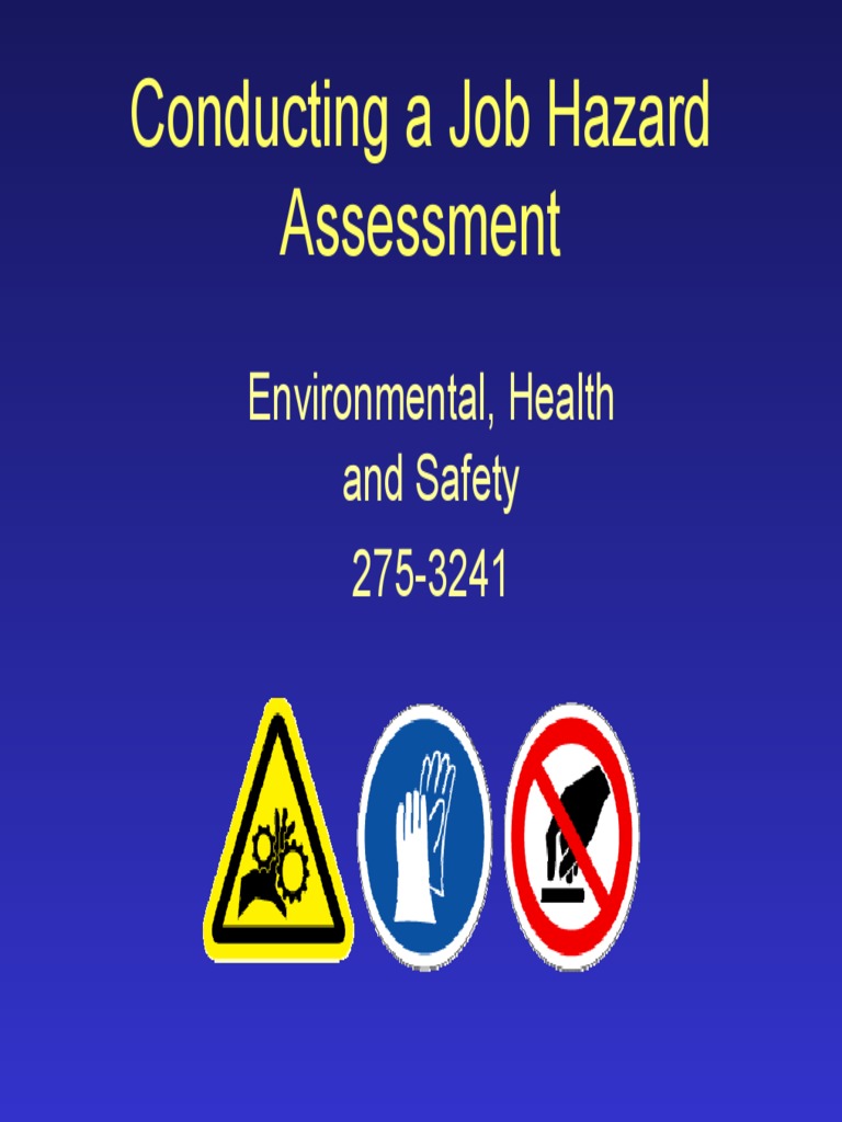 Hazard Assessment | PDF | Personal Protective Equipment | Safety