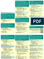 Beginners Python Cheat Sheet PCC Functions PDF