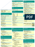 Beginners Python Cheat Sheet PCC PDF