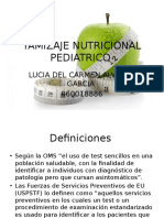 Tamizaje Nutricional Pediatrico