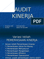 AUDIT Kinerja