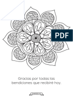 Imprimibles Frugalisima Mandalas Para Pintar Agradecimiento