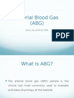 Arterial Blood Gas (ABG) : Nancy NG (SCM-027308)