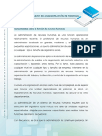Departamento de Administracion de Personal PDF