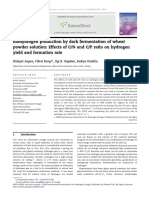 Biohydrogen Production by Dark Fermentation of Wheat Powder Solution Effects of CN and CP Ratio On Hydrogen Yield and Formation Rate